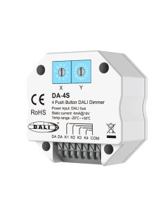 Skydance DA-4S DALI 4 Push Button Dimmer LED Controller