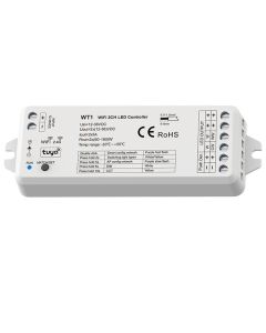 Skydance WT1 Led Driver Tuya Control App 2CH 5A 12-36VDC WiFi RF Decoder Dimmer CV Controller